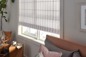 Soft Roman Shades for your bedroom